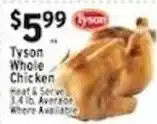 Met Foodmarkets Tyson Whole Chicken offer