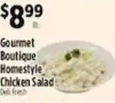 Pioneer Supermarkets Gourmet Boutique Homestyle Chicken Salad offer