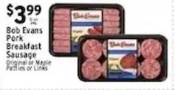 Met Foodmarkets Bob Evans Pork Breakfast Sausage offer