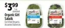 Pioneer Supermarkets Organic Girl Salads offer