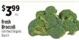 Pioneer Supermarkets Fresh Broccoli offer