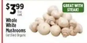 Pioneer Supermarkets Whole White Mushrooms offer