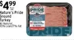 Met Foodmarkets Nature's Pride Ground Turkey offer