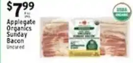 Met Foodmarkets Applegate Organics Sunday Bacon offer