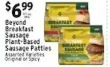 Met Foodmarkets Beyond Breakfast Sausage Plant-Based Sausage Patties offer