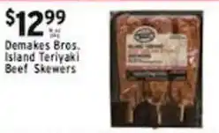 Met Foodmarkets Demakes Bros. Island Teriyaki Beef Skewers offer