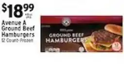 Met Foodmarkets Avenue A Ground Beef Hamburgers offer