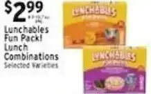 Met Foodmarkets Lunchables Fun Pack! Lunch Combinations offer