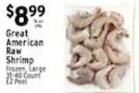 Met Foodmarkets Great American Raw Shrimp offer