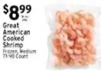 Met Foodmarkets Great American Cooked Shrimp offer