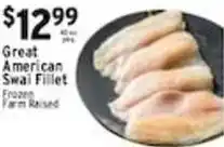 Met Foodmarkets Great American Swai Fillet offer