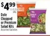 Pioneer Supermarkets Dole Chopped or Premium Salad Kits offer
