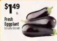 Pioneer Supermarkets Fresh Eggplant offer