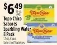 Pioneer Supermarkets Topo Chico Sabores Sparkling Water offer