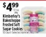 Pioneer Supermarkets Kimberley's Bakeshoppe Frosted Soft Sugar Cookies offer
