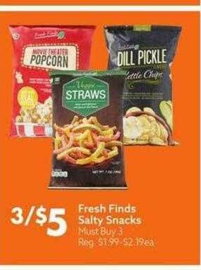 Big Lots Fresh Finds Salty Snacks offer