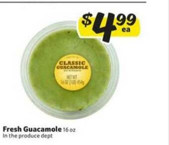Winn Dixie Fresh Guacamole offer