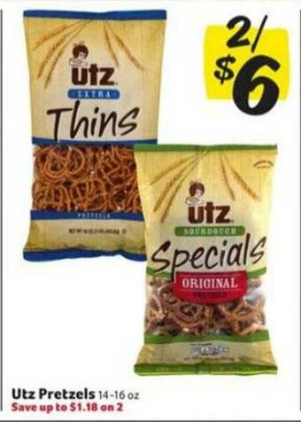 Winn Dixie Utz Pretzels offer