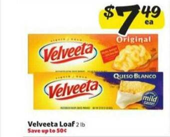 Winn Dixie Velveeta Loaf offer
