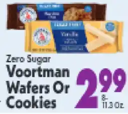 Marino's Supermarket Zero Sugar Voortman Wafers Or Cookies offer