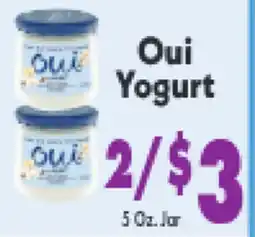 Marino's Supermarket Oui Yogurt offer