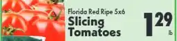 Marino's Supermarket Florida Red Ripe 5x6 Slicing Tomatoes offer