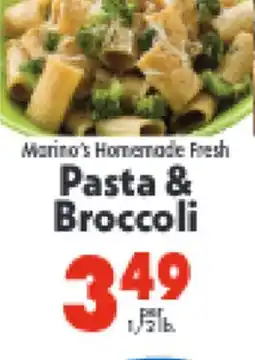 Marino's Supermarket Marino's Homemade Fresh Pasta & Broccoli offer