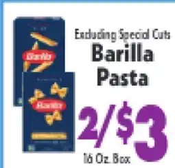 Marino's Supermarket Barilla Pasta offer