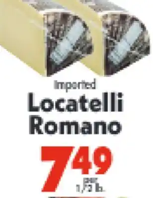 Marino's Supermarket Locatelli Romano offer