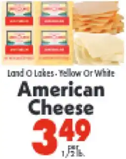 Marino's Supermarket Land O Lakes • Yellow Or White American Cheese offer