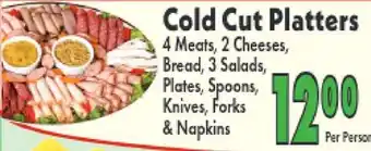 Marino's Supermarket Cold Cut Platters offer