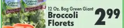 Marino's Supermarket 12 Oz. Bag Green Giant Broccoli Florets offer