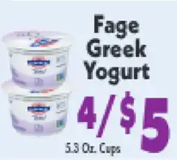 Marino's Supermarket Fage Greek Yogurt offer