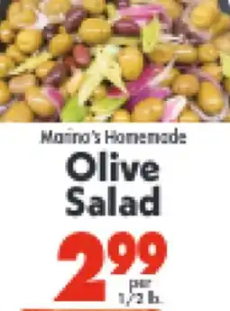 Marino's Supermarket Maina's Homemade Olive Salad offer