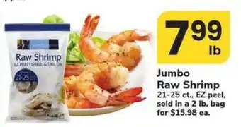 Safeway Jumbo Raw Shrimp offer