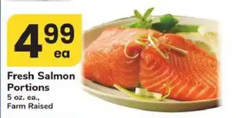 Safeway Fresh Salmon Portions offer
