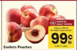 Safeway Eastern Peaches offer