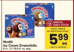 Safeway Nestlé Ice Cream Drumsticks offer