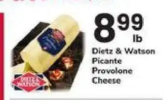 Safeway Dietz & Watson Picante Provolone Cheese offer