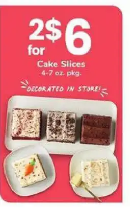 Safeway Cake Slices offer