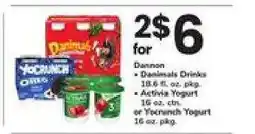 Safeway Dannon Yogurt Products offer
