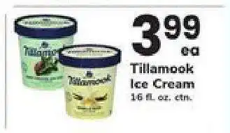 Safeway Tillamook Ice Cream offer