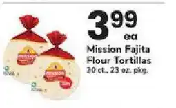 Safeway Mission Fajita Flour Tortillas offer