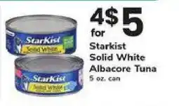 Safeway StarKist Solid White Albacore Tuna offer