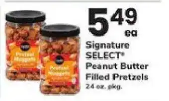 Safeway Signature SELECT Peanut Butter Filled Pretzels offer