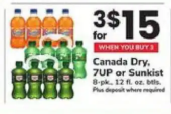 Safeway Canada Dry, 7UP or Sunkist offer