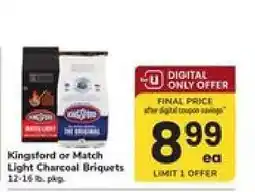 Safeway Kingsford or Match Light Charcoal Briquets offer