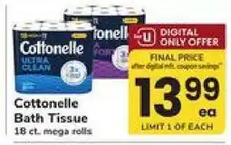 Safeway Cottonelle Bath Tissue offer