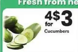 Safeway Cucumbers offer