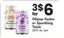 Safeway Olipop Sodas or Sparkling Tonic offer